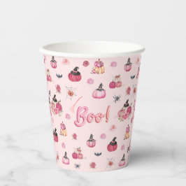 Vasos De Papel Taza de papel de calabaza rosa