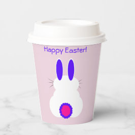 Vasos De Papel Taza de papel de conejo de Pascua
