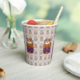 Vasos De Papel Taza de papel de Halloween fantasma lindo para dul