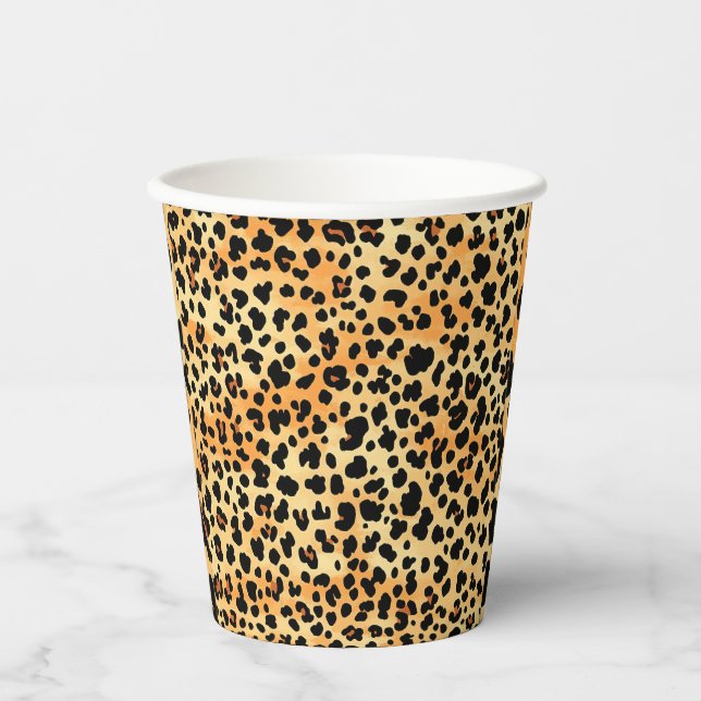 Vasos De Papel Taza de papel de impresión de tigre (Anverso)