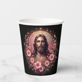 Vasos De Papel ¡Taza de papel de Jesús Floral!