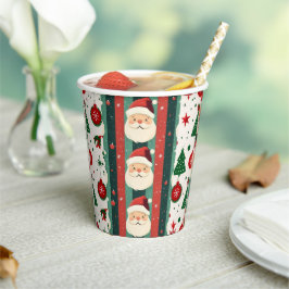 Vasos De Papel Taza de papel de Navidad – Papá Noel