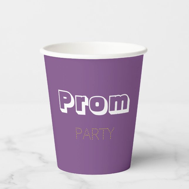 Vasos De Papel taza de papel del fiesta de promoción (Anverso)
