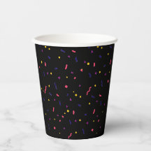 taza de papel del fiesta rociador