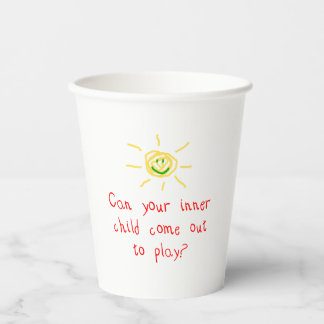 Vasos De Papel Taza de papel del niño interior