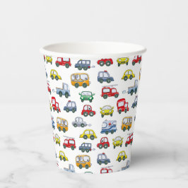 Vasos De Papel taza de papel del patrón de coches