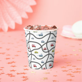 Vasos De Papel taza de papel del patrón de coches