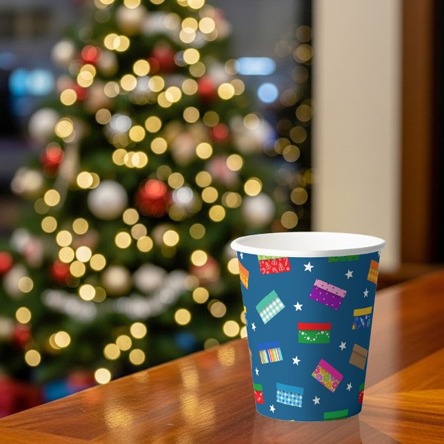 Vasos De Papel Taza de papel estrella en caja de zapatos - Azul (Subido por el creador)