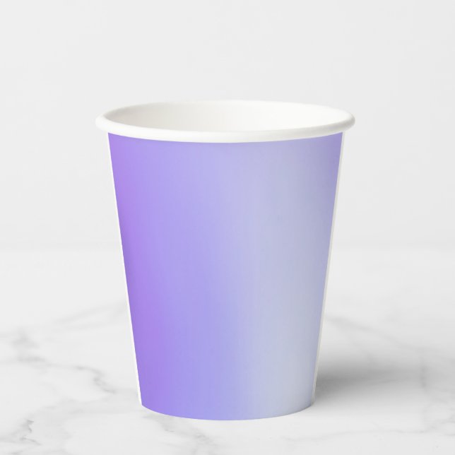 Vasos De Papel Taza de papel Lavanda Niebla (Anverso)
