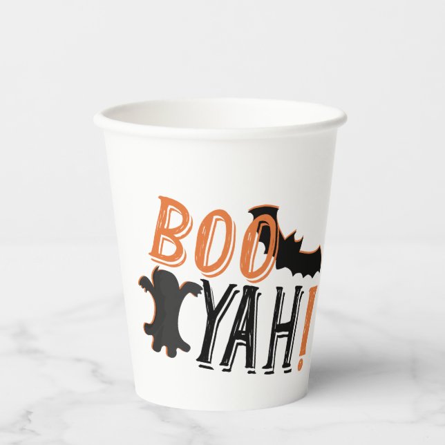 Vasos De Papel taza de papel lindo booyah halloween (Anverso)