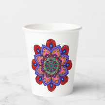 Taza de papel Mandala