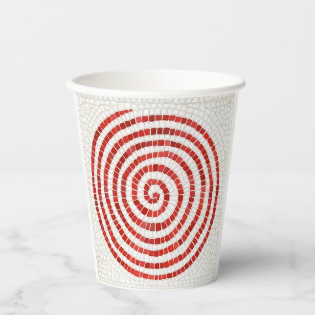 Vasos De Papel Taza de papel MOSAIC PINWHEY (Anverso)