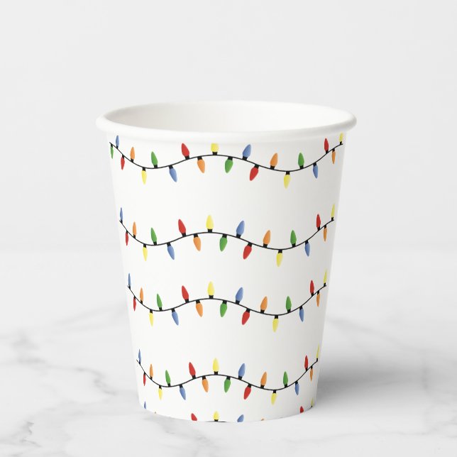 Vasos De Papel Taza de Papel Navidad  (Anverso)