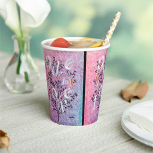 Vasos De Papel Taza de papel Ode to Love diseñada por Adiela Akoo