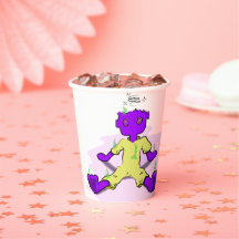 taza de papel para monómeros
