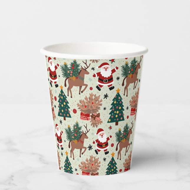 Vasos De Papel taza de papel para navidades (Anverso)