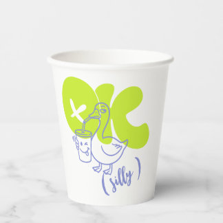 Vasos De Papel Taza de papel personalizada OK Silly Goose, Café