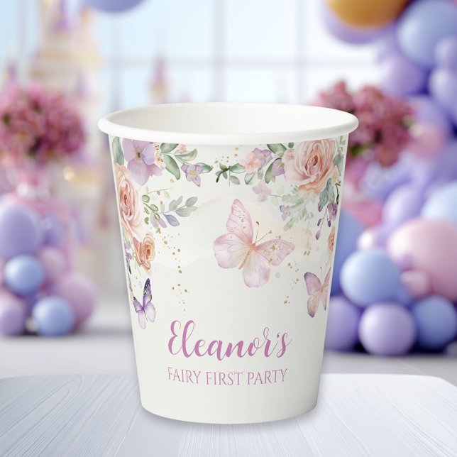 Vasos De Papel Taza de papel personalizada para el primer cumplea (Subido por el creador)