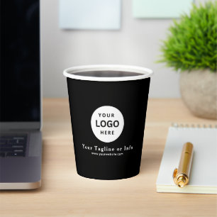 Vasos De Papel Taza de papel profesional con logotipo empresarial