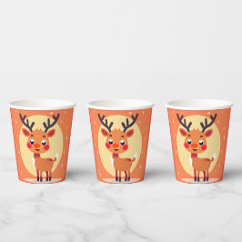 Vasos De Papel Taza de papel Rudolph