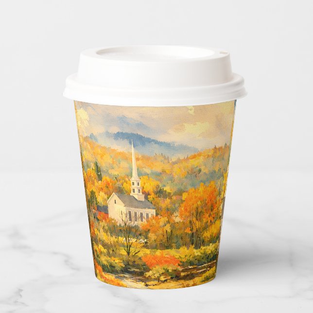 Vasos De Papel Taza de papel Stowe Vermont (Anverso)