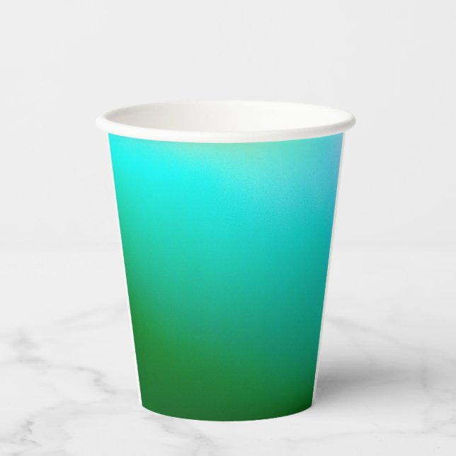 Vasos De Papel Taza de papel Sueño Verde (Anverso)