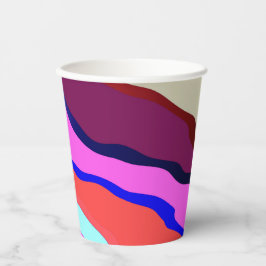 Vasos De Papel taza de papel, un diseño clásico vibrante y colori