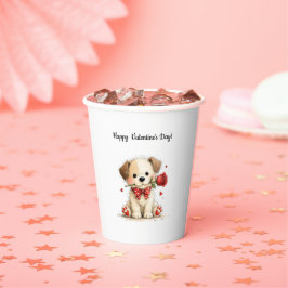 Vasos De Papel Taza personalizada Feliz Día de San Valentín