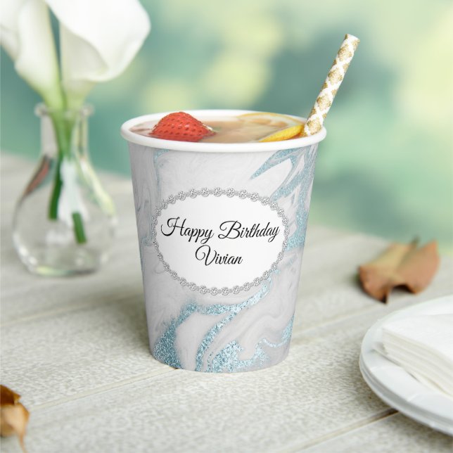 Vasos De Papel Taza Personalizada para Ocasiones Especiales con M (in situ)