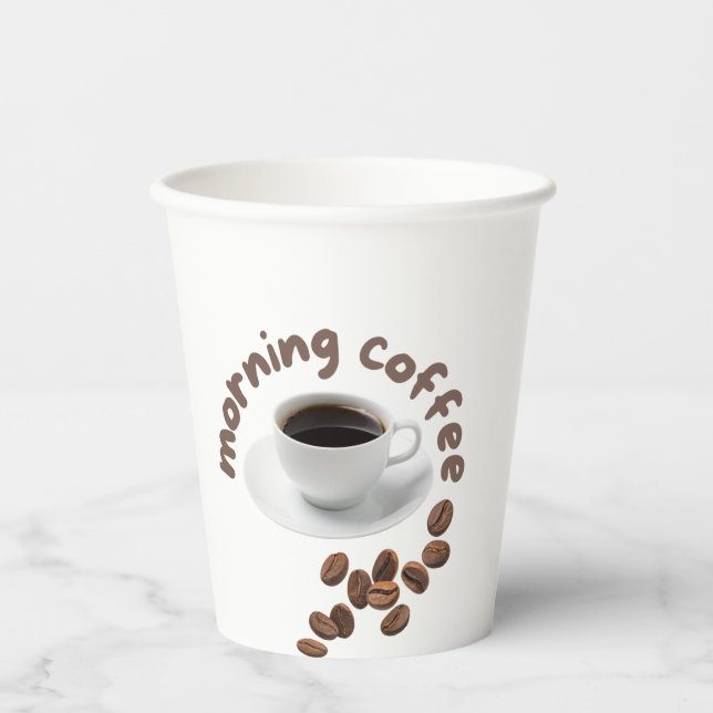Vasos De Papel Tazas (Anverso)