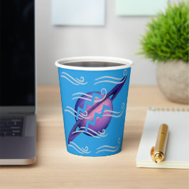 Vasos De Papel Tazas Calientes de Acuario