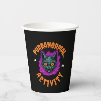 Vasos De Papel 👻 ¡Tazas de actividad Purranormal! 🐱