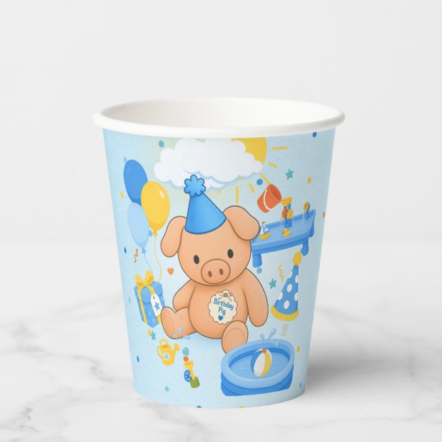 Vasos De Papel Tazas de cuento de Hamhock Splashtastic! (Anverso)