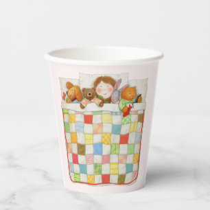 Vasos De Papel Tazas de papel COZY QUILT - Rosa
