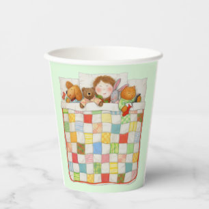 Vasos De Papel Tazas de papel COZY QUILT - Verde