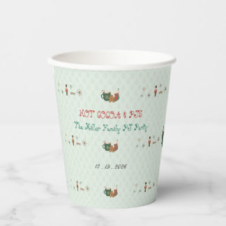 Vasos De Papel Tazas de papel de cacao caliente para fiesta de pi