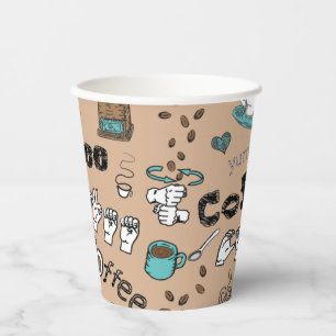 Vasos De Papel tazas de papel de café ASL
