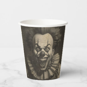 Vasos De Papel tazas de papel de fiesta de payaso vintage