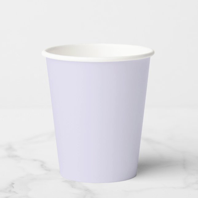 Vasos De Papel Tazas de papel de lavanda personalizadas - Vajilla (Anverso)