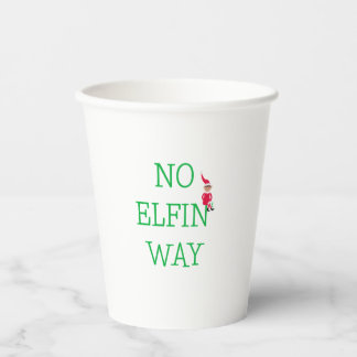 Vasos De Papel Tazas de Papel de Navidad Sin Duendes
