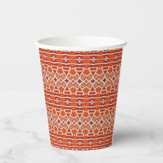 Vasos De Papel Tazas de Papel de PAN DE JENGIBRE (Anverso)