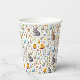 Vasos De Papel Tazas de papel de Pascua Micro Ditsy
