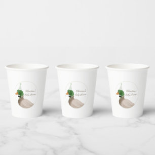Vasos De Papel tazas de papel de pato verde