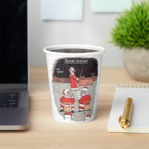 Vasos De Papel Tazas de papel de Santa de prueba
