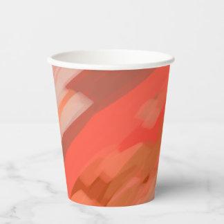 Vasos De Papel Tazas de papel de tonos de rubor rosado