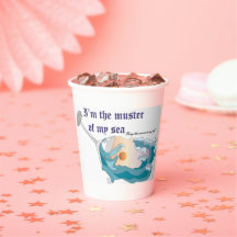 tazas de papel de verano