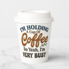 Vasos De Papel Tazas de papel divertidas para fiestas de café con
