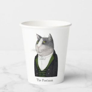 Vasos De Papel Tazas de papel GATO LACAYO