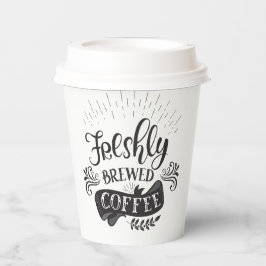 Vasos De Papel Tazas de papel para café recién hechas