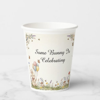 Vasos De Papel Tazas de papel para cumpleaños de algún conejito